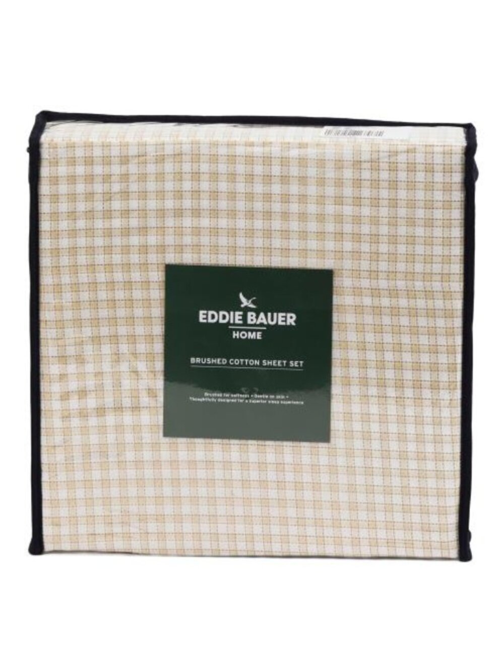 EDDIE BAUER Checkered Sheet Set
